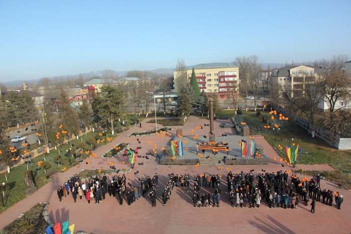 главная площадь города Малгобека